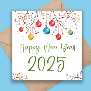 Home happy New Year 2025 K2 infused card